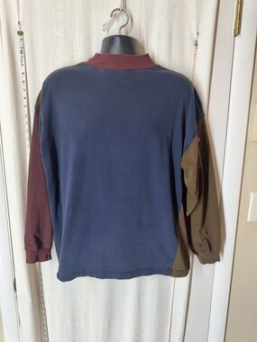 Vintage Generra Distressed Colorblock Pullover